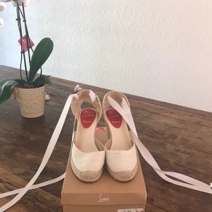 Louboutin espadrilles-white size 38
